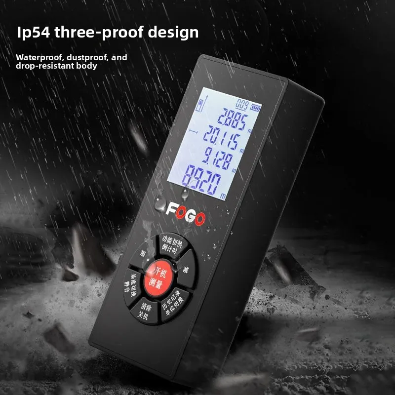 Telémetro láser 50M 80M 100M 120M Mini herramienta de medición láser cinta láser funciones de medición múltiples de alta precisión