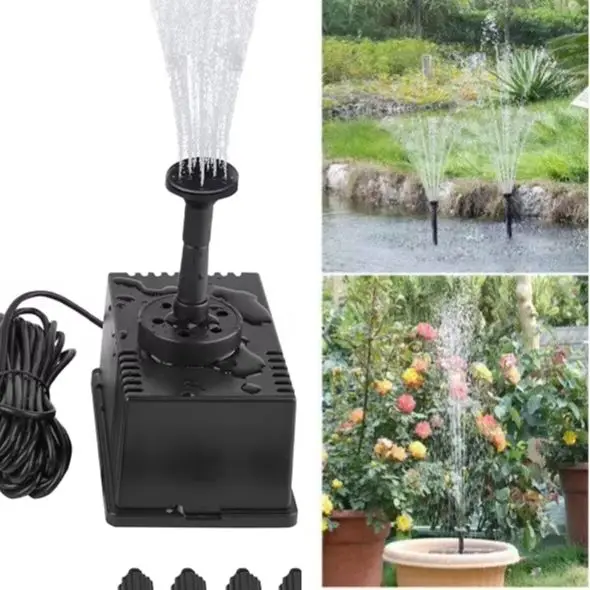

Solar Pond Pump Set 1.5-W / 7-V Solar Powered Submersible Fountain Pump For Outdoor Home Improvement Solar Power Replace Part