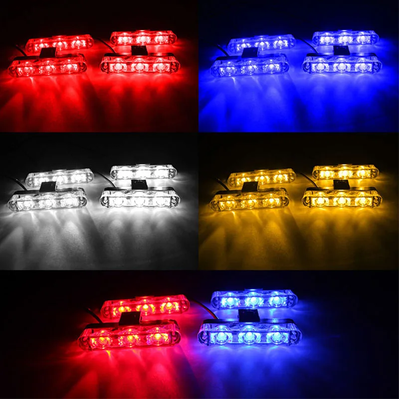 16 LED Strobe Light Wireless Car Emergency Flashing Light Car LED 12V Trailer Truck Strobos Police Warning Light Auto Diode Lamp