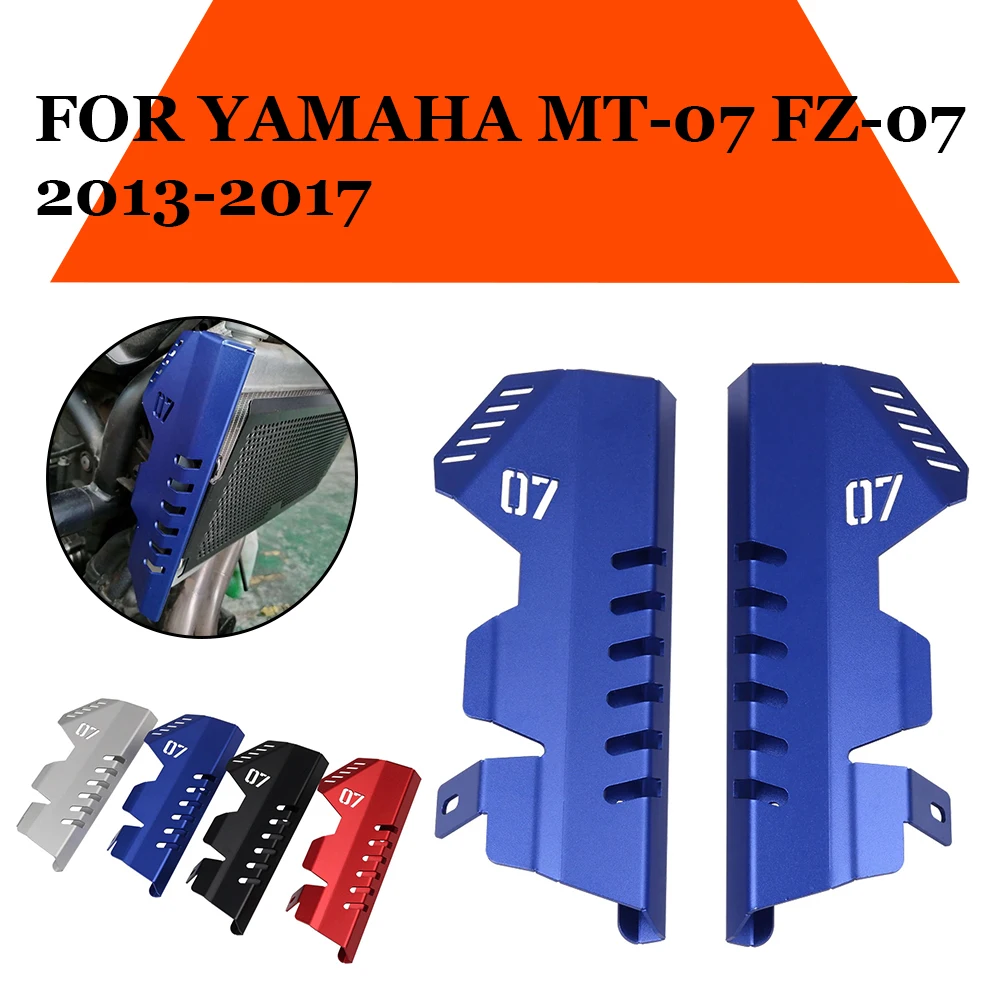 Side Radiator Grille Cover Guard For Yamaha MT-07 MT07 FZ-07 FZ07 2013 2014 2015 2016 2017 Motorcycle Accessories Protector Cap