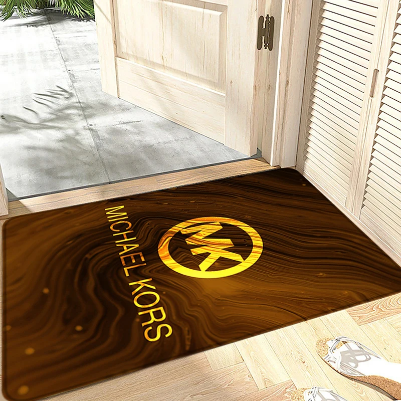 Interior Room Rugs Foot Carpet Entrance Doormat Bedside Pet Floor Mats Corridor Carpet Michael Kors Anti Slip Home Kitchen Decor