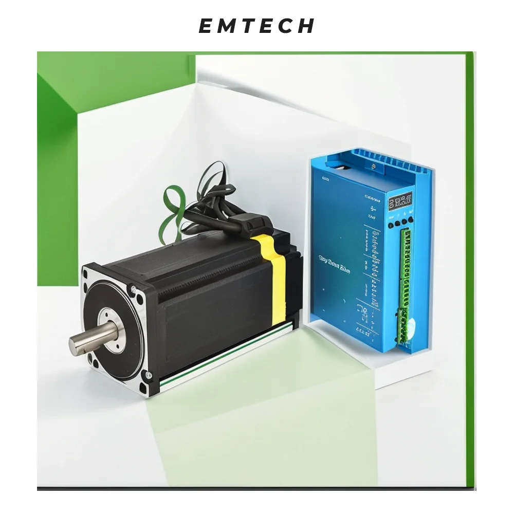 EMTECH メカニクス 2相ステップモーター Nema34 12Nm CNCキット クローズドループ 12nm 統合サーボ Nema 34 ステッピングモーター 在庫あり 86BYG