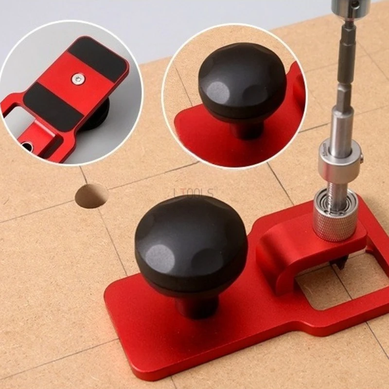 Woodworking Desktop Vertical Drilling Machine Fast and Easy Drilling Tool with Bearing Drill Bit and Drill Sleeve Convenient