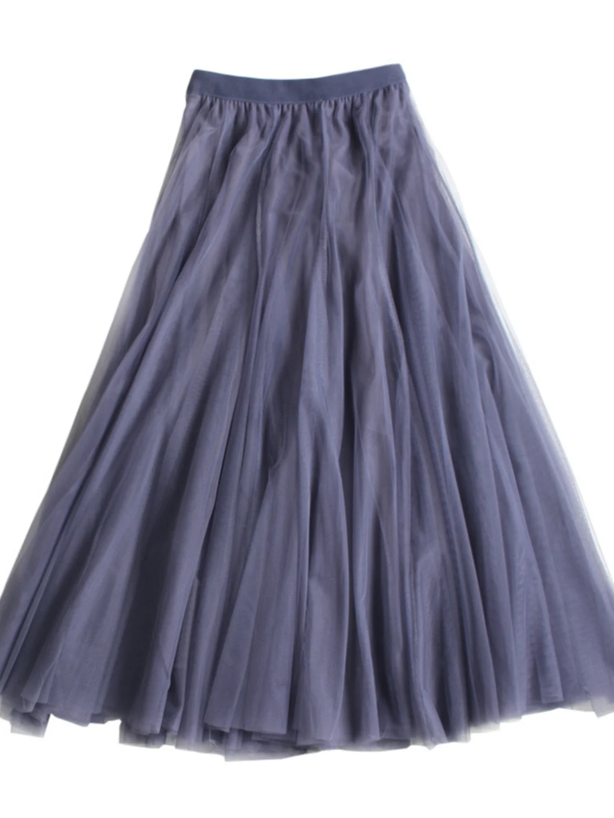 Coréen Sle taille haute Me f jupe femmes printemps nouvelle robe de fée longue a-ligne jupe Ele dame trajet Polyester Fiber