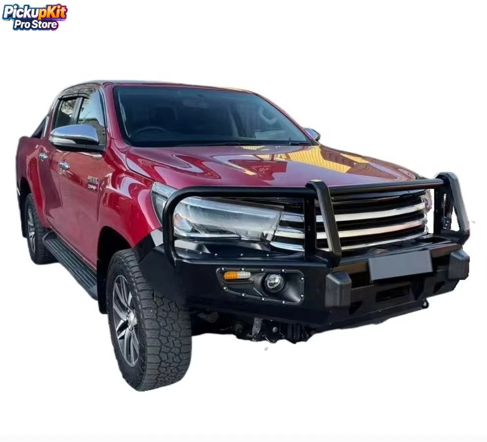 

Steel Front Bumper Hilux Revo Gen Crash & Corrosion Resistant