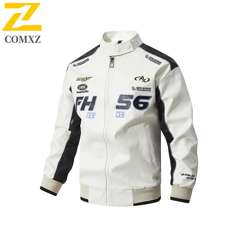 

Jacket Men Cool Handsome Retro Distressed Pu Leather Motorcycle Jacket zipper Luxury Outdoor Wear Resistant Vintage Clothes
