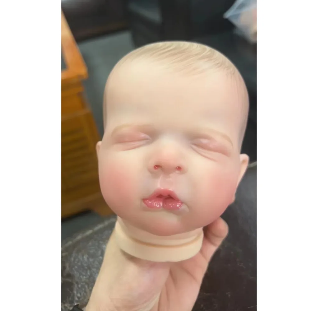 19inch Reborn Doll Kit Luisa Already Painted Flexible Reborn Doll Parts with Body Hand Details Painting Veins Muñeca Kit Reborn