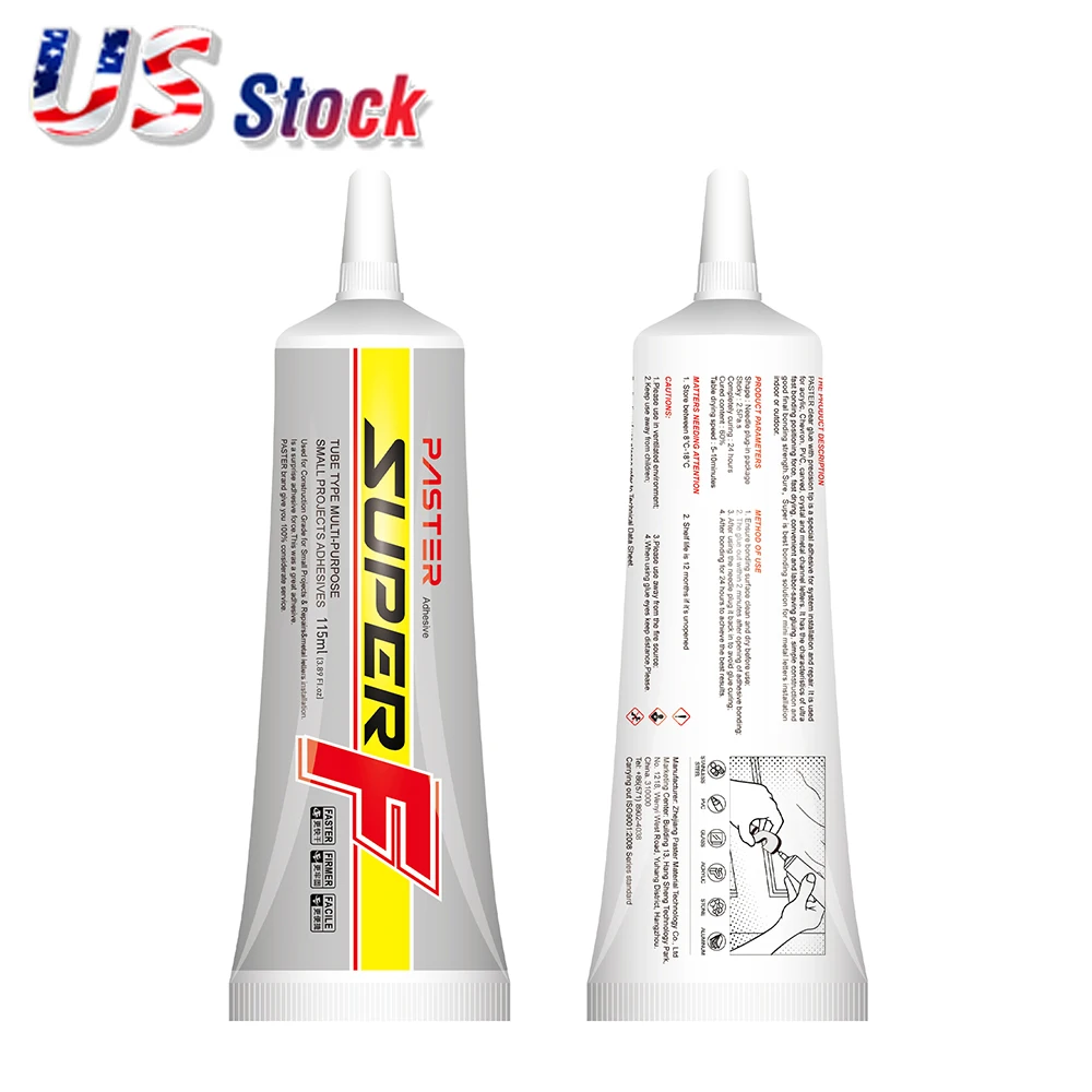 US Stock 12pcs/pack SUPER F Multi-Purpose Small Projects Adhesives Glue for Metal Letters Installation