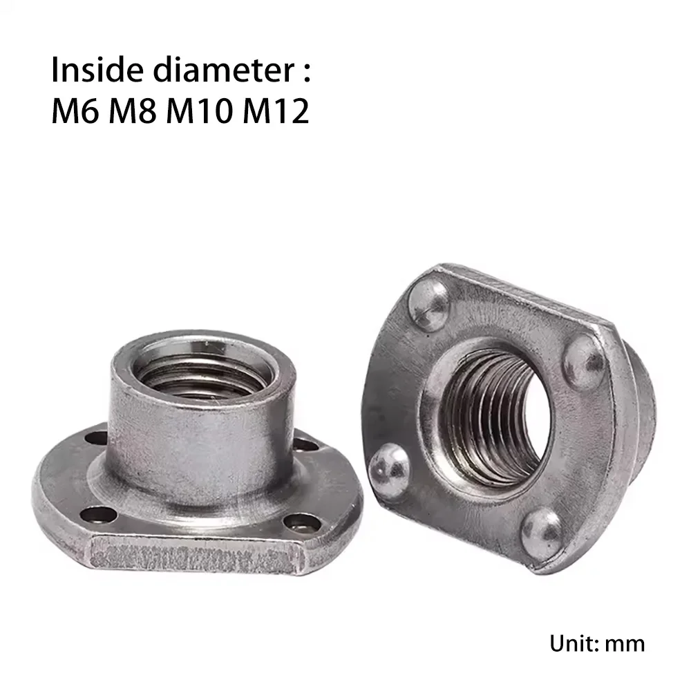 

NSONENS M6 M8 M10 M12 Железные Т-образные сварочные гайки, двух/четырехточечные винты с гайкой для точечной пайки