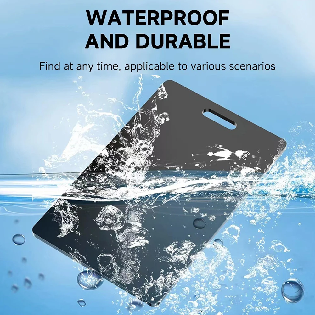 Finder Card Works for Apple Find My (for iOS Only) IP68 Waterproof Item Locator for Wallet Luggage Tags Phone Passports and More