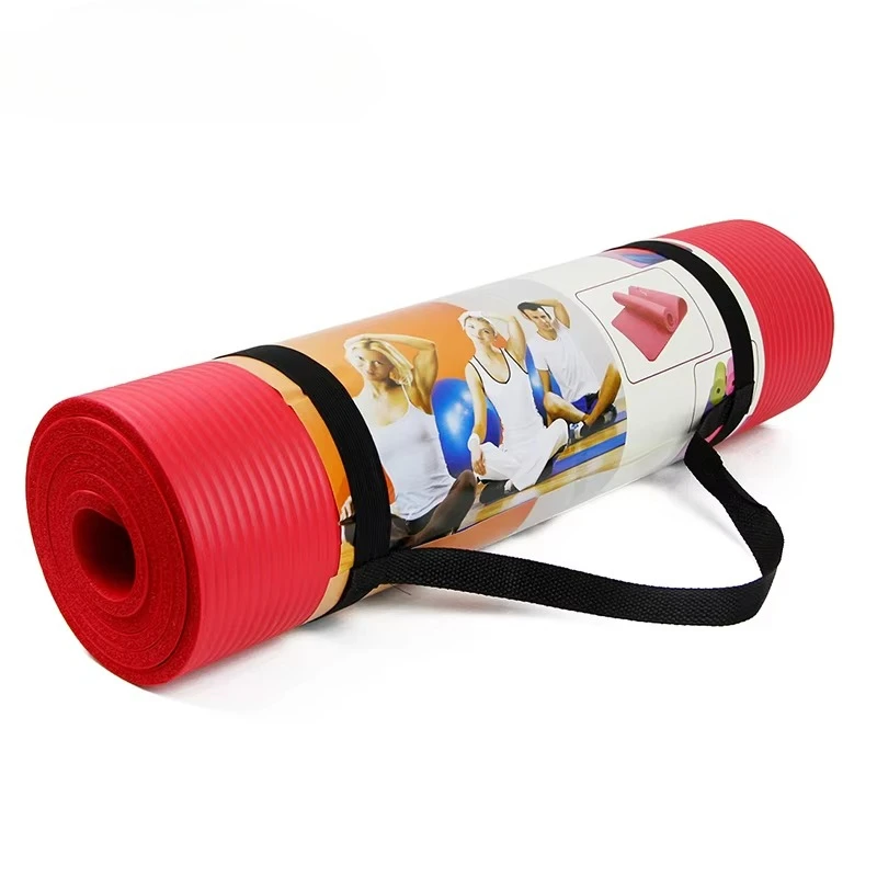 

Yoga mat carrying with nitrile rubber wheel yoga mat, convenient, practical and durable