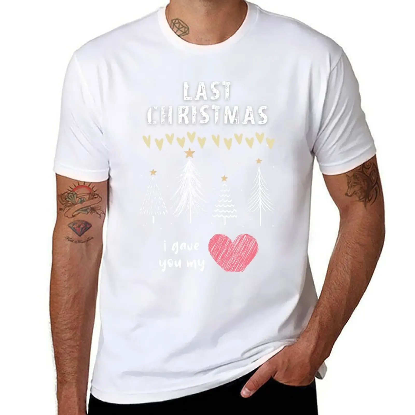 

Last Christmas WHAM- Romantic Magical XMAS of Love T-Shirt man t shirts graphic t shirts for man cotton soft T-Shirt