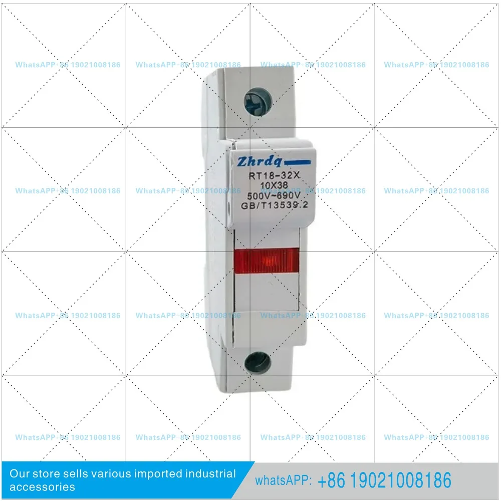 20PCS RT18-32X/1P fuse 2P rail fuse tube 3P base 4P with indicator light 10 * 38