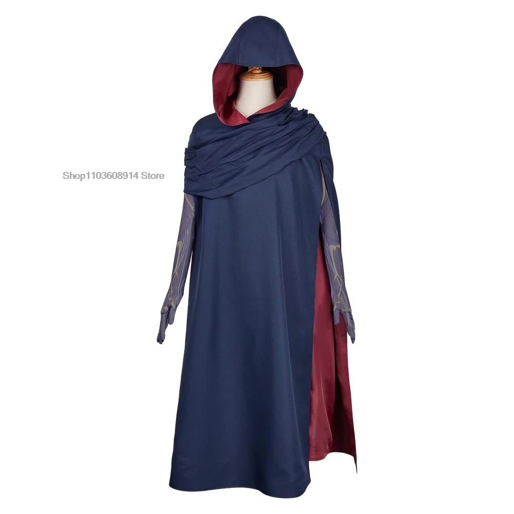 Game LOL Arcane Season 2 Viktor Machine Herald Cosplay Costume Hooded Cloak Robe Glove Wig Adult Man Halloween Christmas Suit