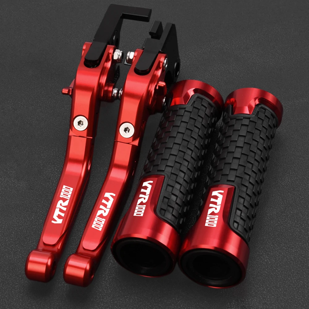 Ajustable Brake Clutch Levers Hand Grips Handlebar Motorcycle FOR HONDA VTR 1000 VTR1000 VTR-1000 1997-2004 2003 2002 2001 2000