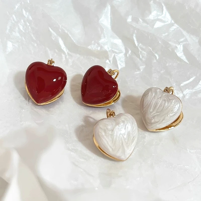 

Double Sided Love Earrings Korean Temperament Elegant Accessories