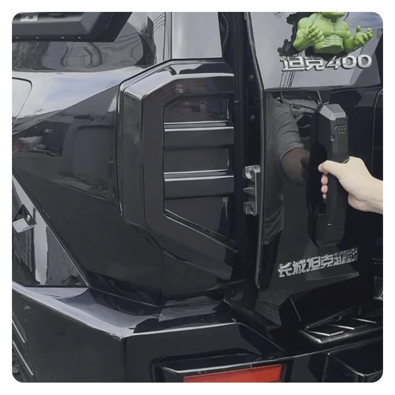 For Great Wall GWM Tank 400 Smoked Black Tail Light Cover Protective Shell Exterior Accessories