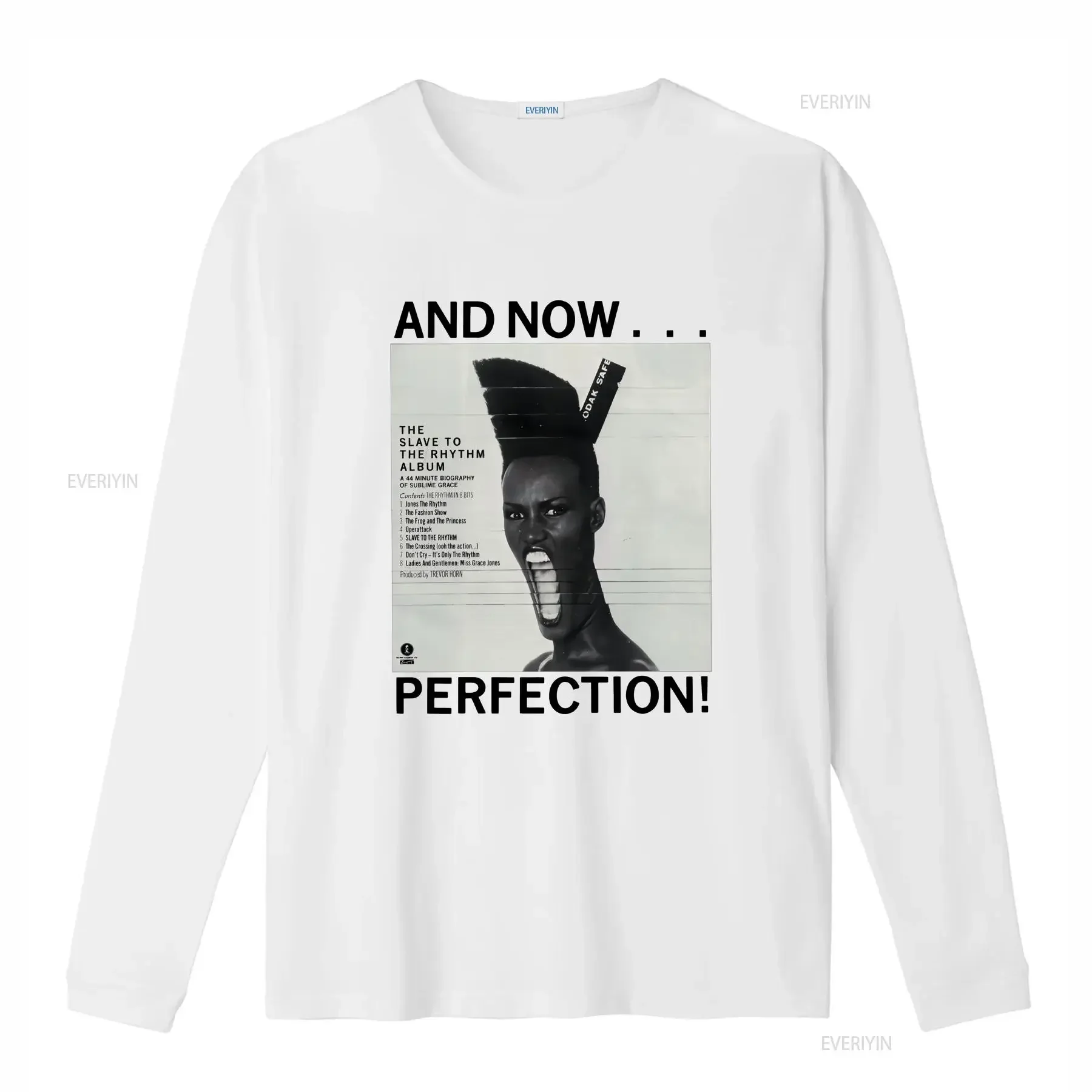 Grace Jones White Cotton All size S 5XL Fans T Shirt MI336 vintage Washed Soft fashion homme Stylish Top For Everyday Wear