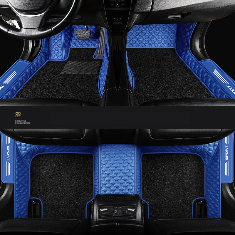 

High Grade Car Floor Mats For Peugeot RCZ 206 207 2008 301 307 308 308S 408 408X 508 508L 3008 4008 5008 Auto Carpet Pad