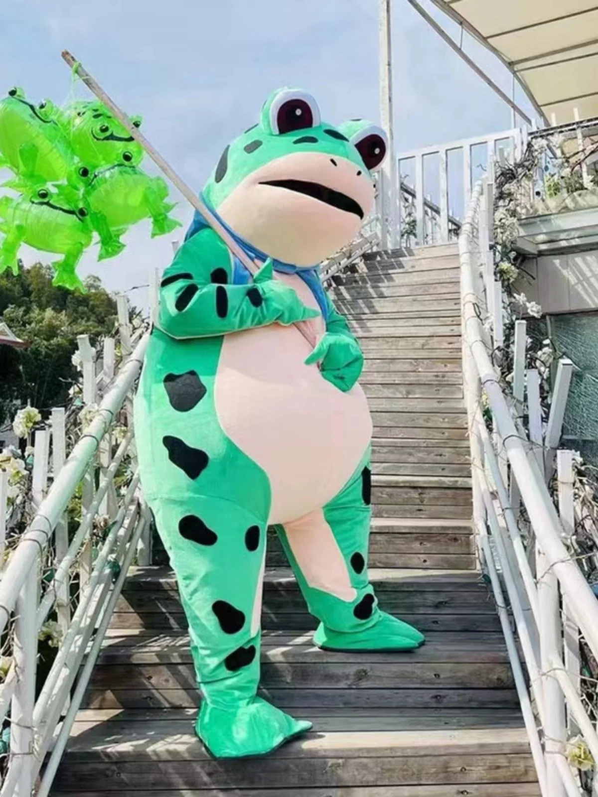 Solitary Frog Doll Clothing Adult and Children's Internet Celebrity Same Cartoon Thai Butter Bear God of Wealth Doll Clothing