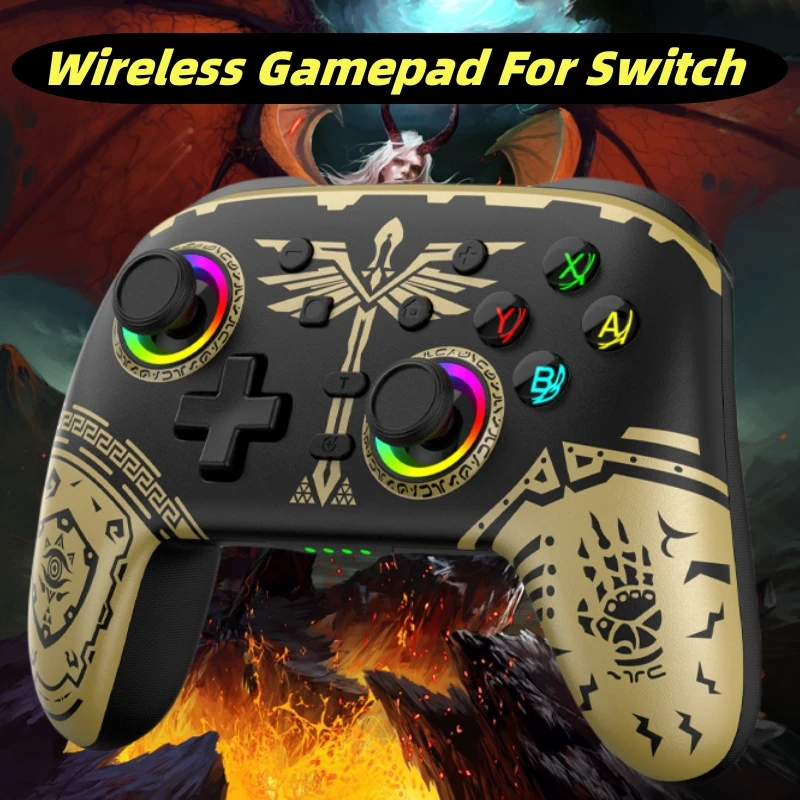 Wireless Gamepad For Pro Switch Elite BT Controller For Nintendo Switch OLED/Lite Joyestick For PC/Steam Deck With 6 Axis