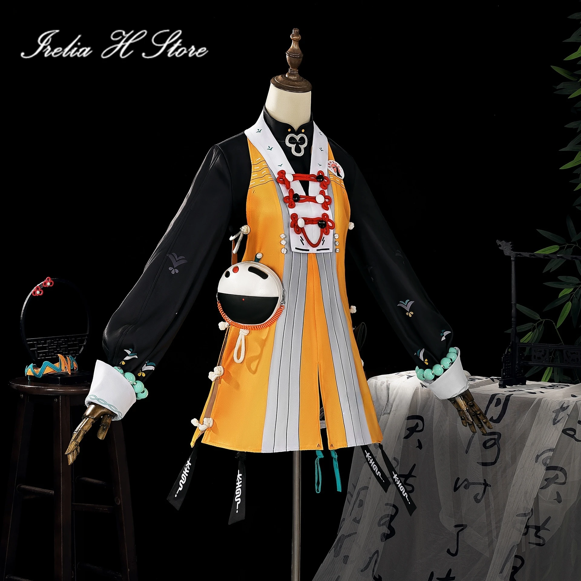 Irelia H Anime Belle Cosplay Zenless Zone Zero Kostum Cosplay Belle Xiseling Gaun Panjang Kostum Halloween