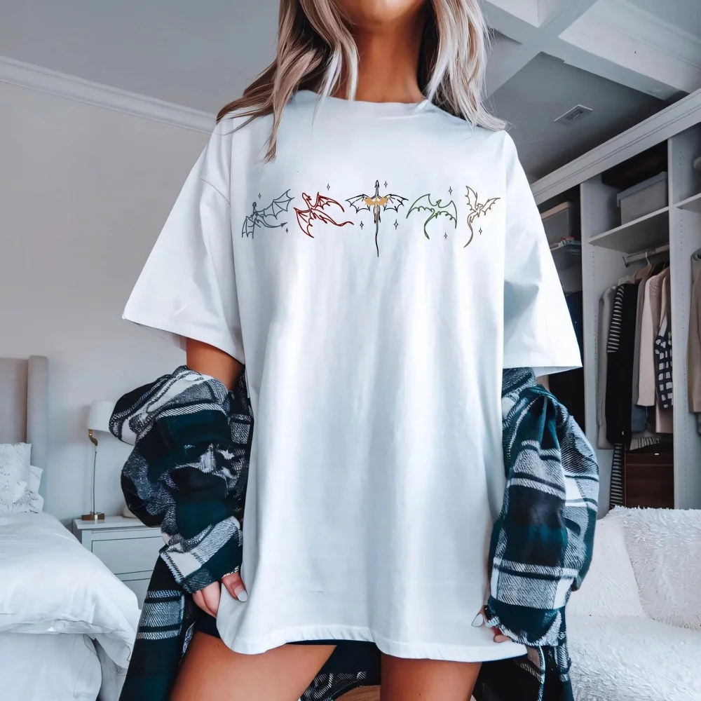 

Basgiath War College t-shirt Women Fourth the Wing T Shirt Fantasy Book Dragon Bookish Shirt Xaden Riorson Gifts For Readers