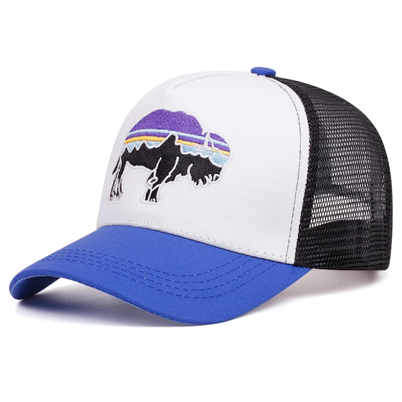 قبعة بيسبول لطيفة للنساء والرجال في الهواء الطلق، قبعة صيفية للتظليل والتهوية، قبعة شبكية لسائقي الشاحنات #3