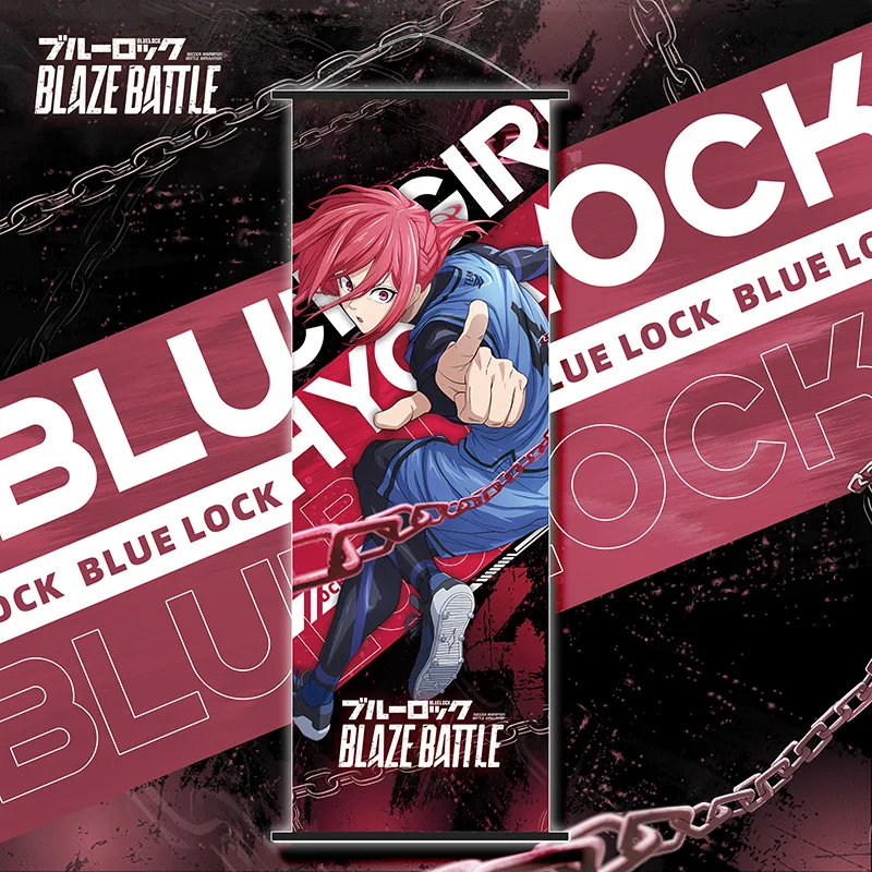 Nouveau BlueLock suspendus peintures bobine affiches dessin animé Chigiri Hyoma fonds d'écran décorations Anime périphérique Support cadeaux de vacances