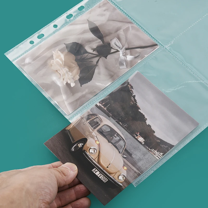 Nachfüllseiten mit 4 Taschen, 15,2 cm, 50,8 cm, 50,8 cm, 30 Blatt, zur Aufbewahrung von Fotoalben und Karten