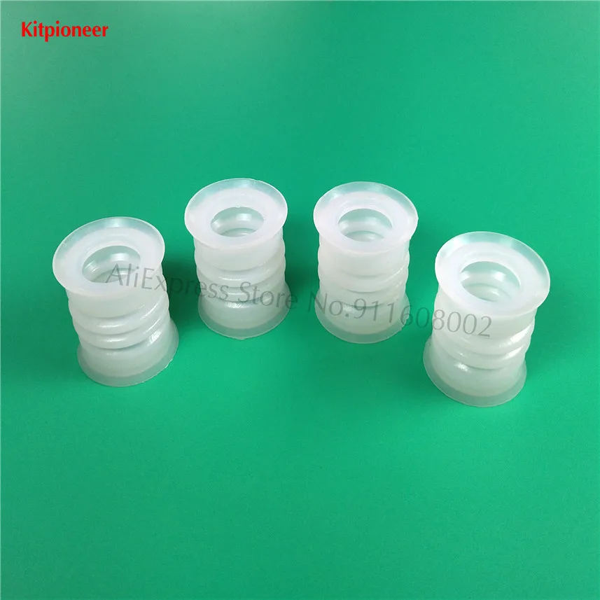 4 Sealing Sleeve Rings Large Opening Corrugated Gasket Tubes BJ Soft Ice Cream Machines Fittings Parts Length 50mm