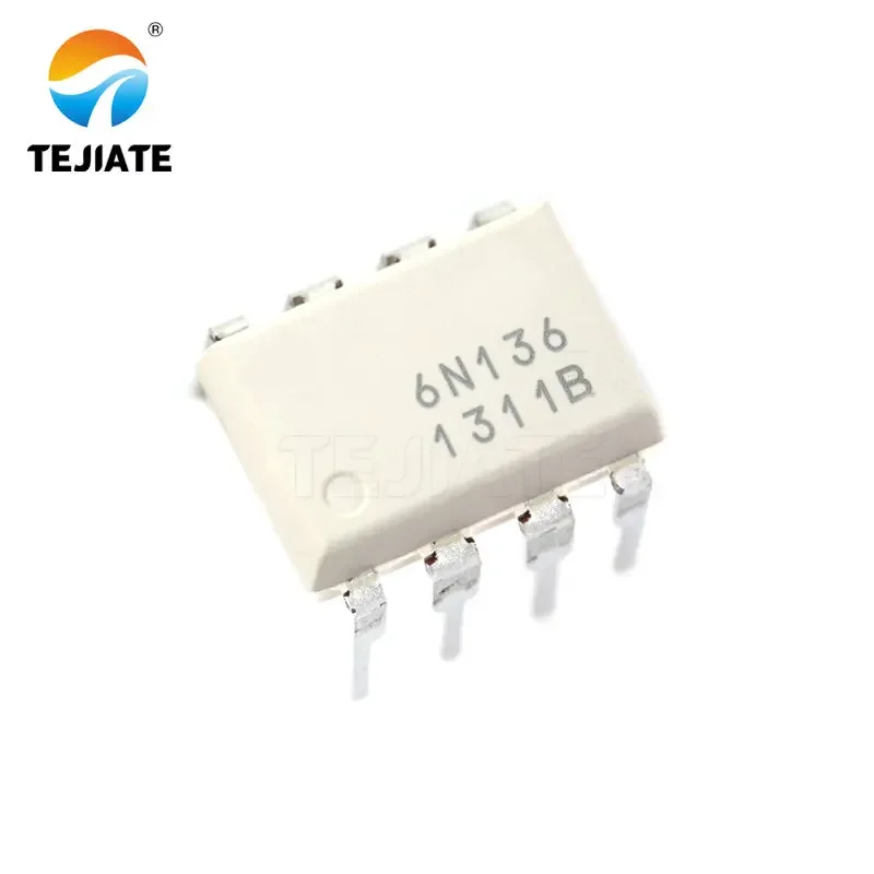 5 قطعة TEJIATE Optocoupler 6N135 6N136 6N137 ترانزستور عالي السرعة مخرج كهروضوئي عازل بصري