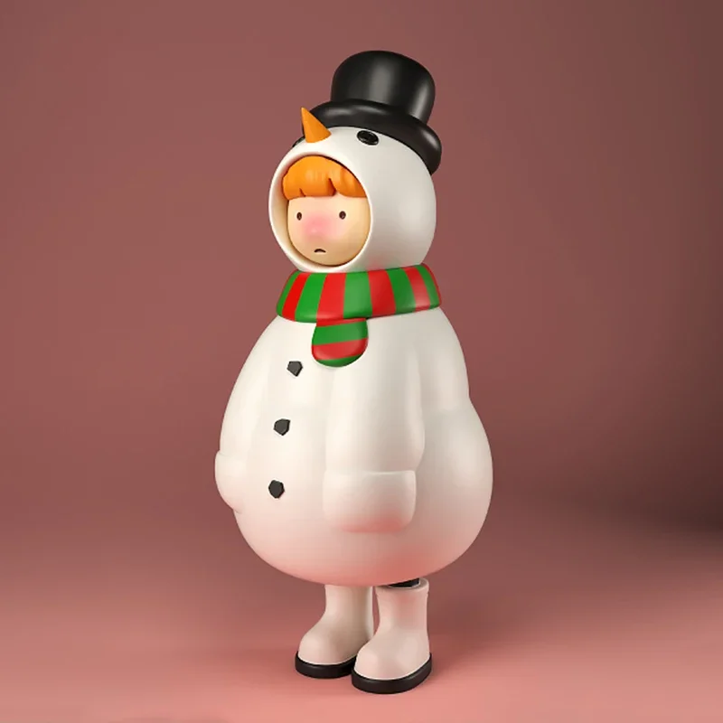 

Sosim World Christmas Edition Style A Snow Man NIAR Limited Action Figure Kawaii Doll Cute Desktop Model Oranments Birthday Gift