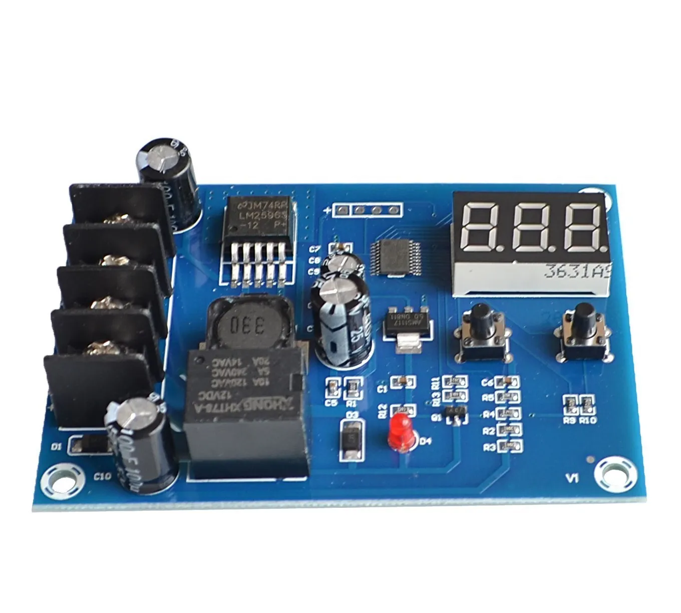 XH-M603 Charging Control Module 12-24V Storage Lithium Battery Charger Control Switch Protection Board With LED Display NEW