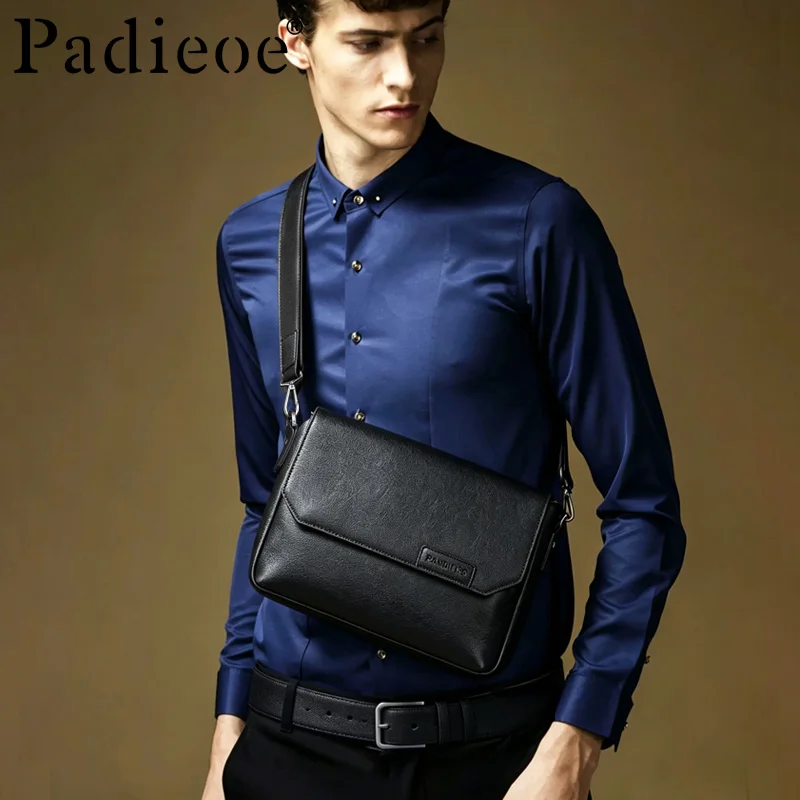 Men's bag, crossbody bag, men's genuine leather crossbody bag, new style cowhide backpack, large capacity shoulder bag for men