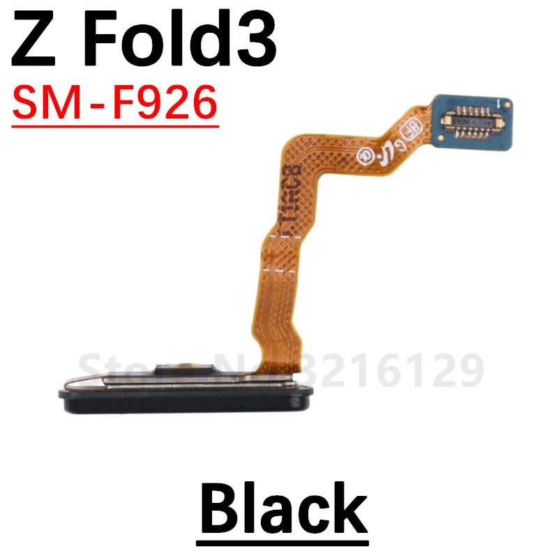 Power Home Button Menu Return Key Fingerprint Touch ID Recognition Sensor Flex Cable For Samsung Z Fold2 Fold3 Fold4 Fold5 5G