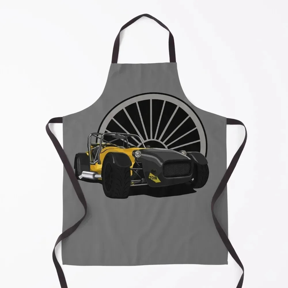 

English Raicing Apron For Nail Stylist Funny Chef Accessory Women's Dress Apron