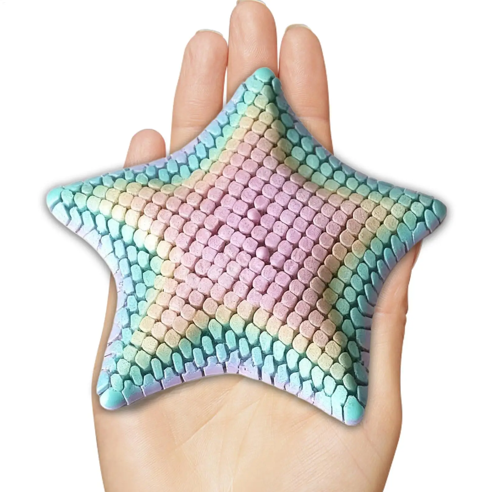 3D Printed Fidget Starfish Toy Flexible Stress Relief Sensory Play Fun Desk Toy for Kids Adults School Office Birthday Party