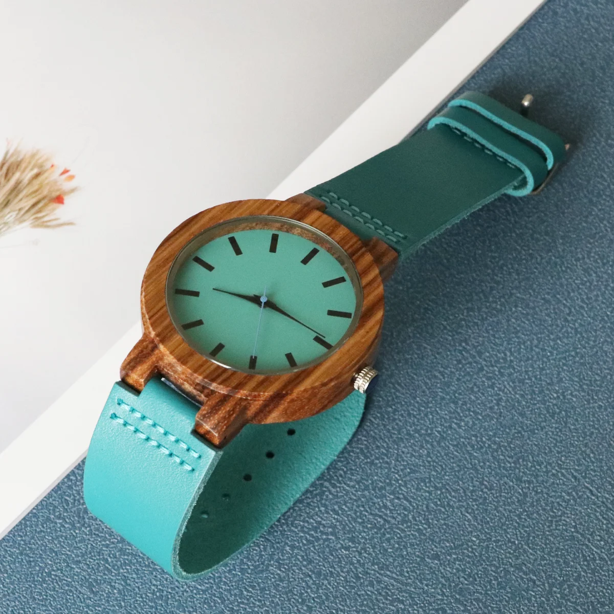 Reloj de pulsera para mujer, reloj masculino, relojes de cuarzo, relojes de pulsera de madera para hombre, soporte personalizado, venta al por mayor, triangulación de envíos