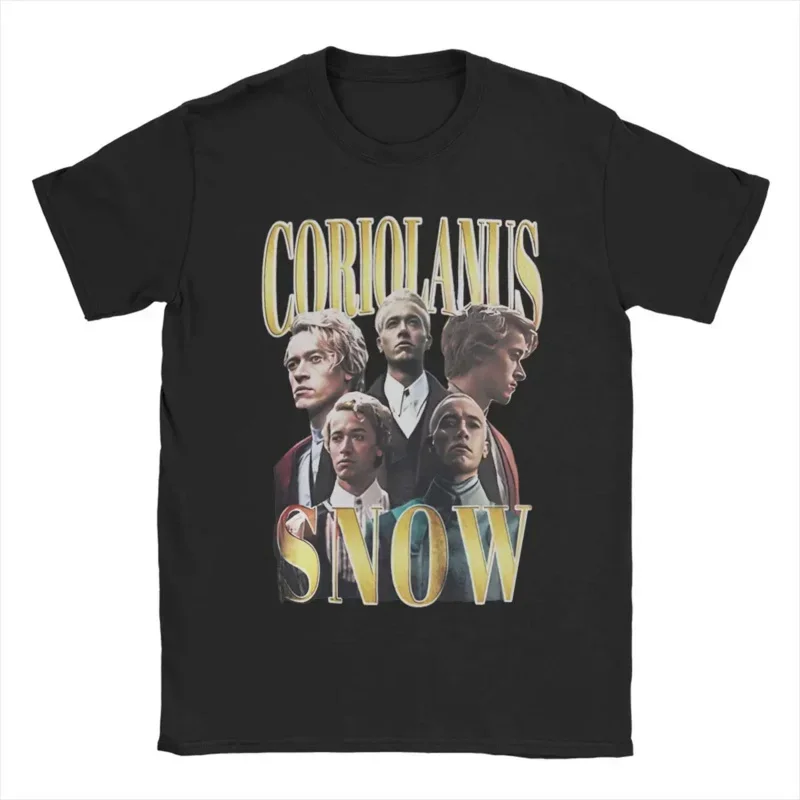 Coriolanus Snow Tom Blyth Men T Shirt Amazing Tee Shirt Short Sleeve Round Collar T-Shirts Cotton Printed Tops