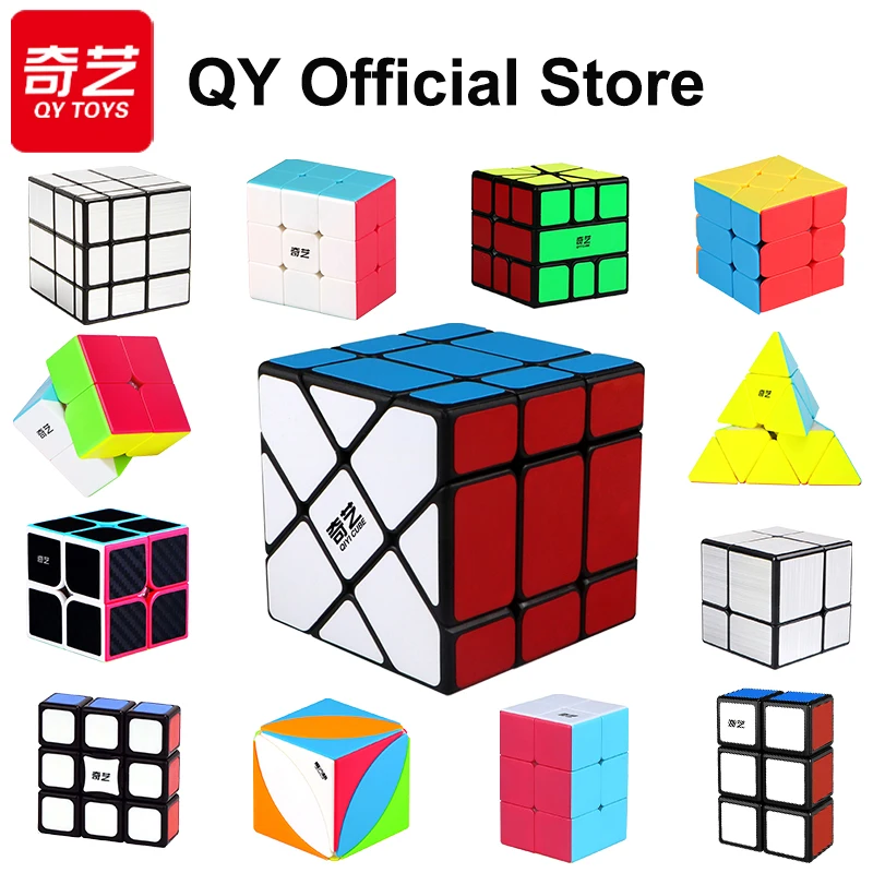 QiYi Magic Cube 3x3 2x2 Mirror Pyraminx Skewb SQ1 3×3 Special Professional Speed Puzzle Children Toys 3x3x3 Original Cubo Magico