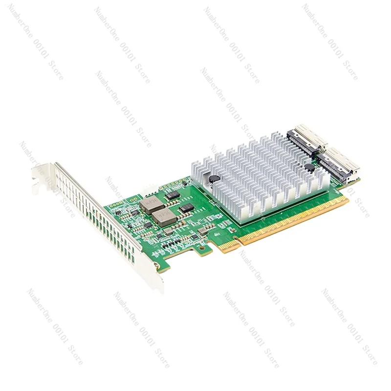 

Видеокарта Независимая внешняя карта Retimer PCIe5.0 Интерфейс MCIO Карта адаптера расширения X16/X8/X4/SSD