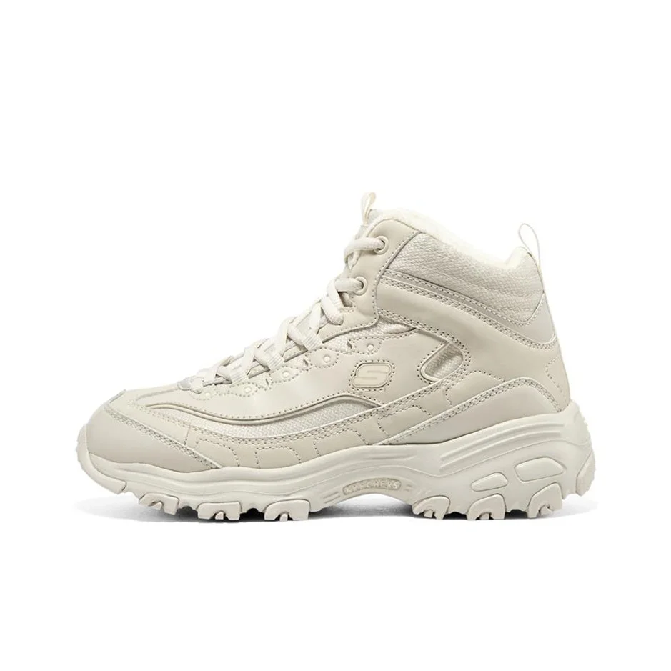 Skechers D'Lites 1.0 Mesh Cushioning Abrasion Resistant Coverage Cushioning Abrasion Resistant Coverage High top 167569-NAT