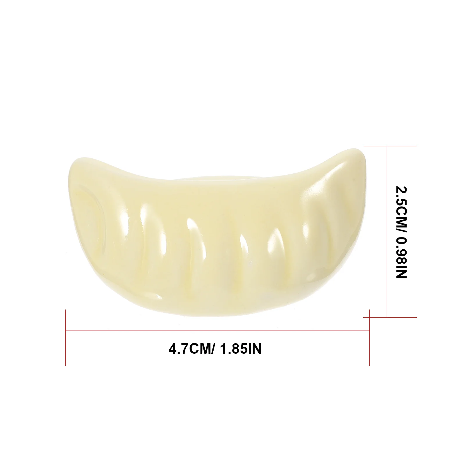 

4Pcs Dumplings Shape Ceramic Chopstick Rests Cute Tableware Holder Cutlery Organizer Kitchen Supply Chopsticks Rest