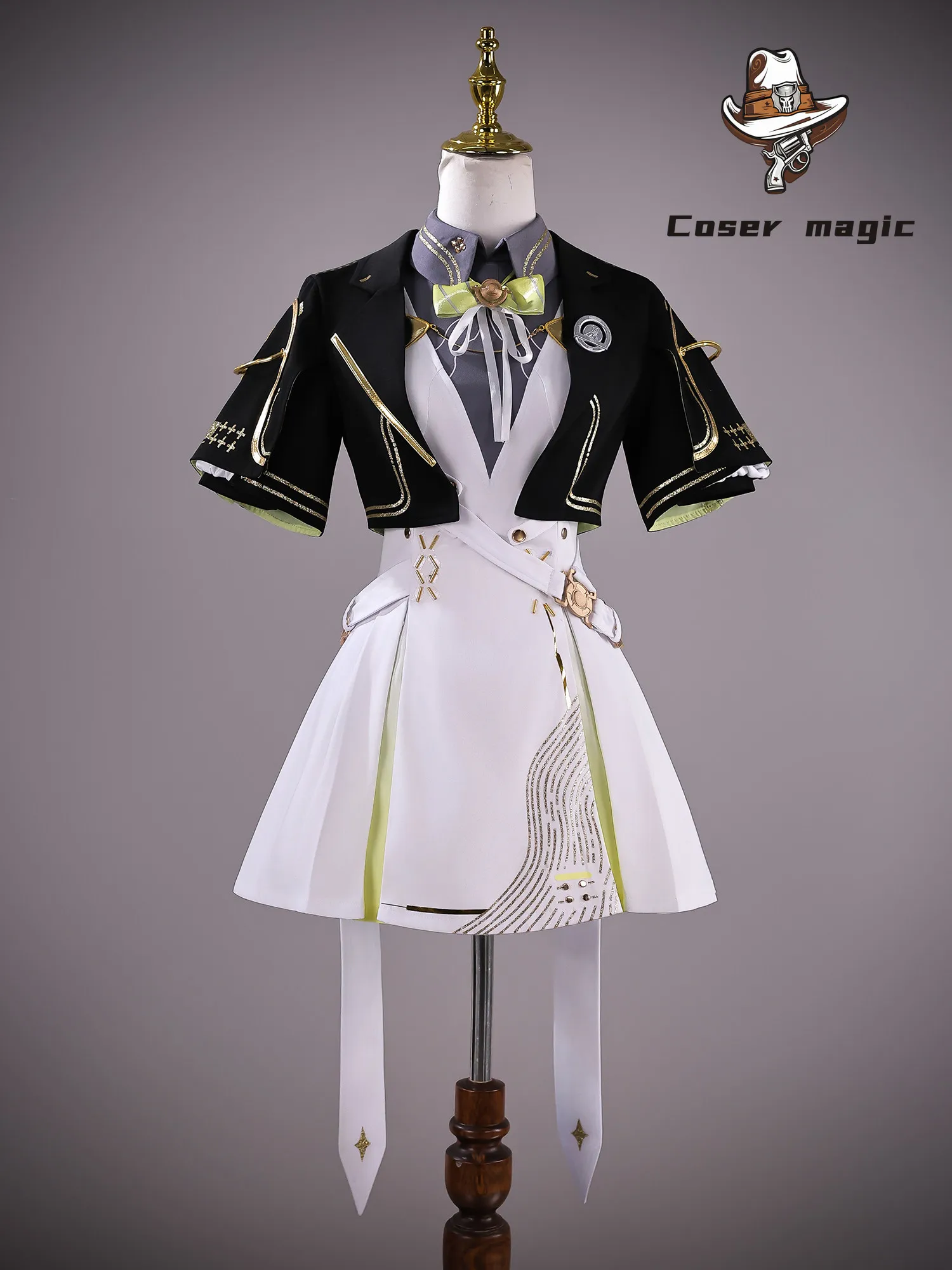 

Wuthering Waves Wanderer Cosplay Costume, School Uniform Outfit for Male & Female
