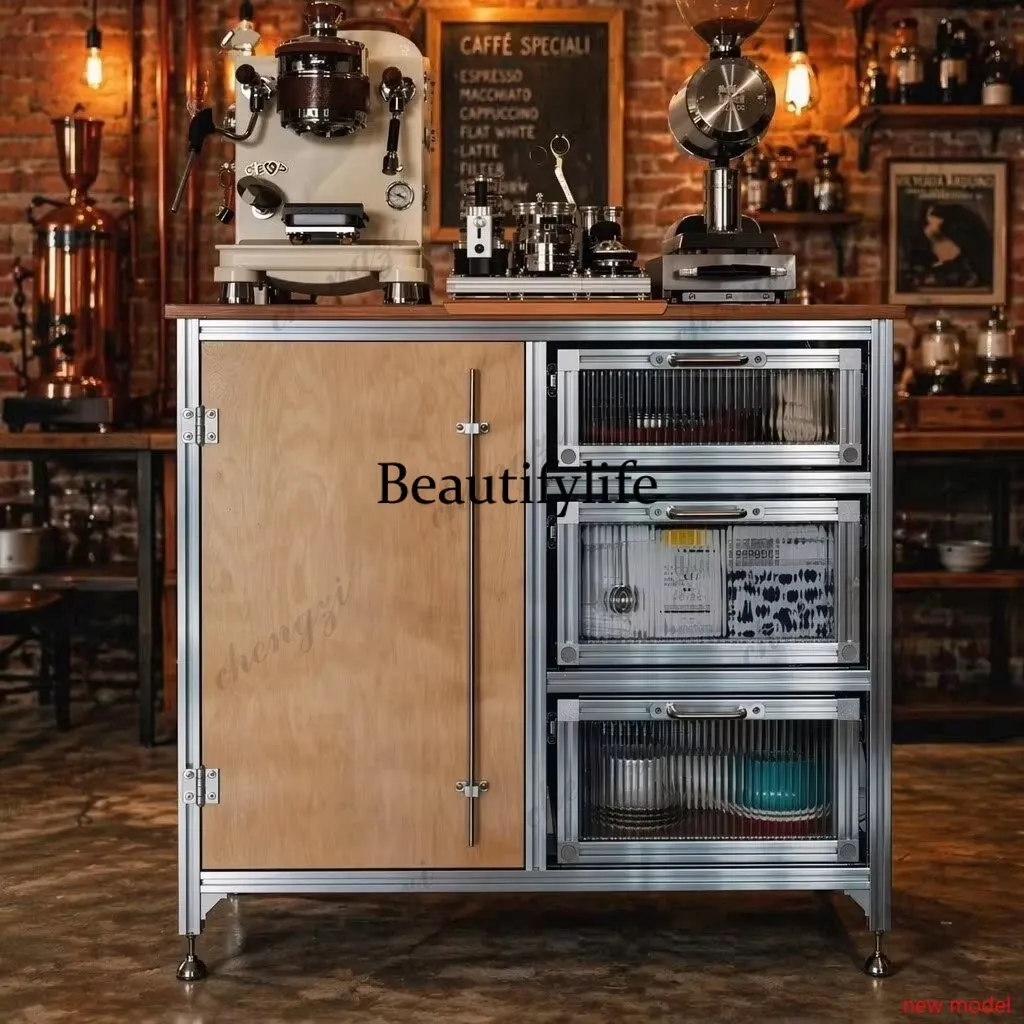 Asmt114Household dining side, multi-layer creative storage cabinet can be customized drawers, multi-functional tea, coffee cabin