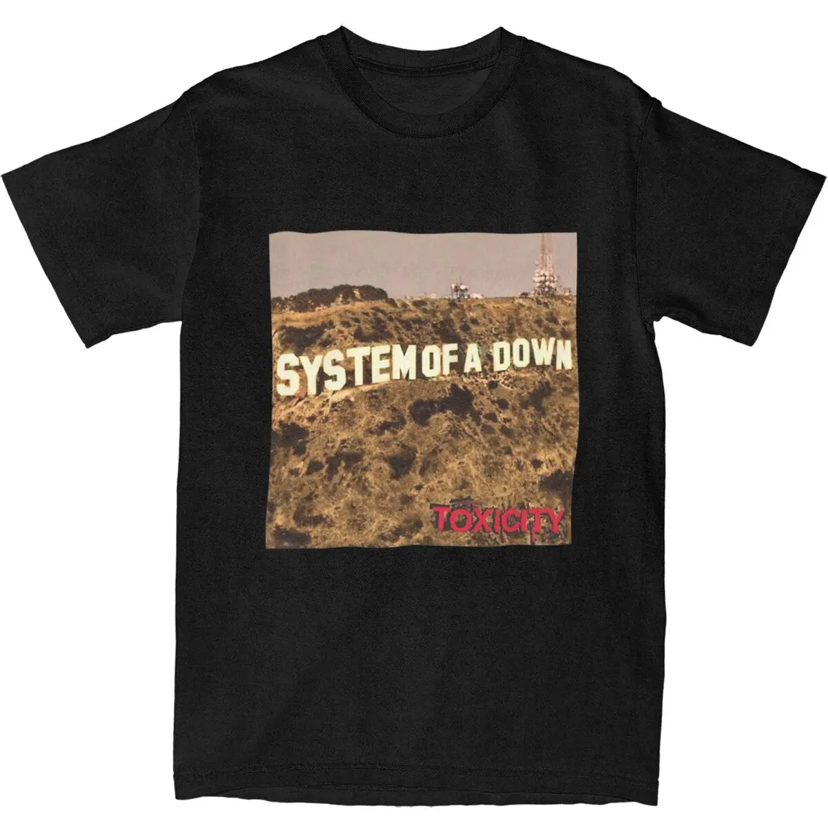 

System Of A Down T-Shirt Summer Heavy Metal Rock Street Style T-Shirts Cotton Fashion Tshirt For Men Short Sleeve Print Clothes