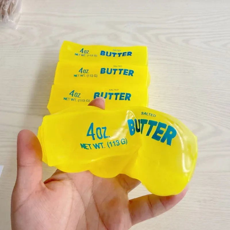 Kokosnussöl-Käsebutter-Stick, Quetschbare Blindbox, Formbarer Stressball, Butter-Käse-Riegel, Quetsch-Fidget-Spielzeug, Dekompressions-Entlüftungsspielzeug – Detail 3