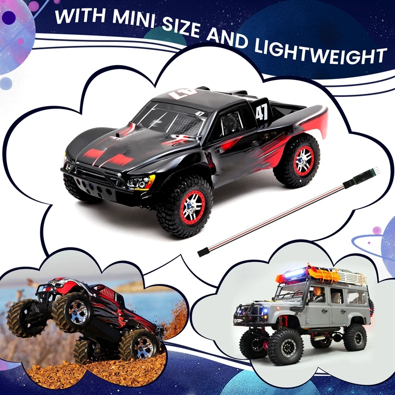 Sistema de Panel de interruptor de Control de luz de lámpara LED, encendido/apagado, 3 canales, para Traxxas Hsp Redcat Rc4wd Tamiya Axial Scx10 D90 RC, vehículo