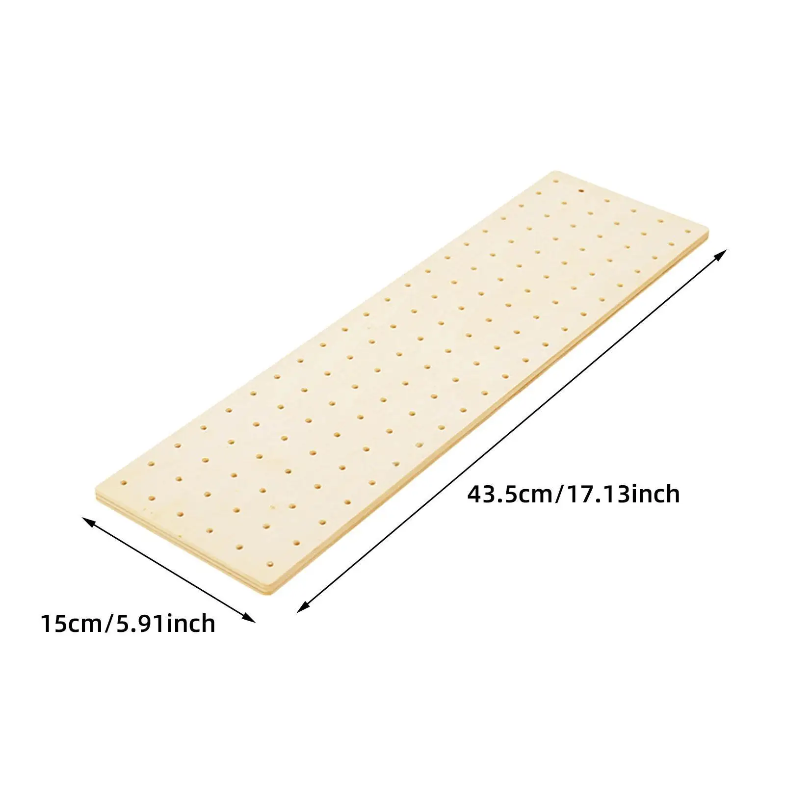 Wood Pegboard Drawer Organizer Peg Board System for Cookware Utensils Dishes